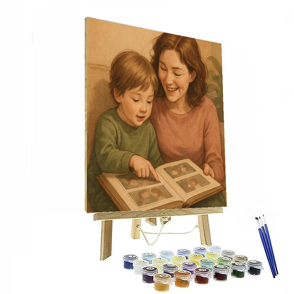 Mothers Day Photo Album Revisit paint by number