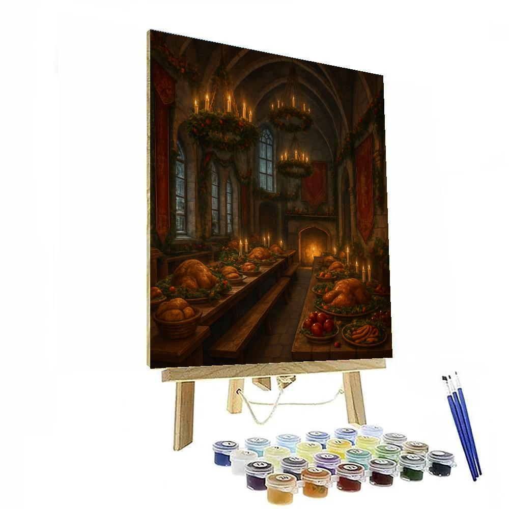 Midwinter Feast In The Great Hall Painting by numbers kit