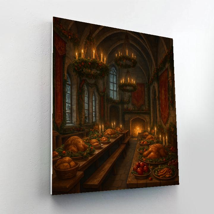 Midwinter Feast In The Great Hall Painting by numbers kit