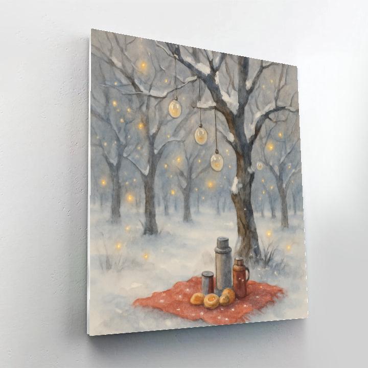 Christmas Fireflies In The Orchard Painting by numbers kit