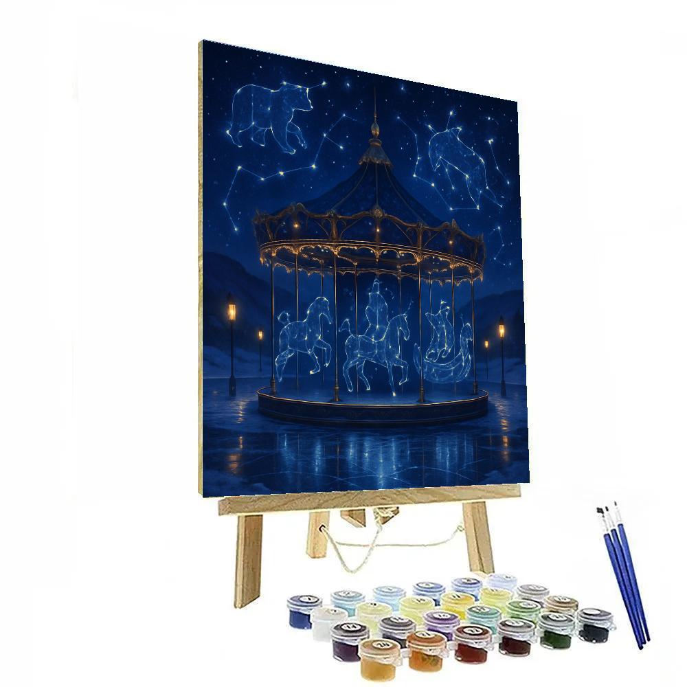 Midwinter Carousel Of Constellations paint by number