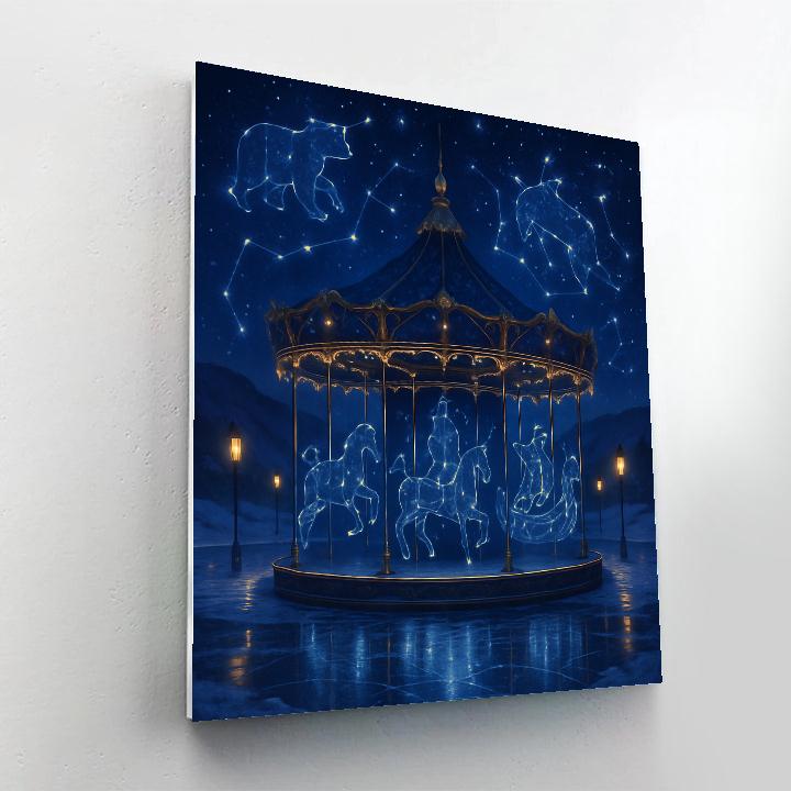 Midwinter Carousel Of Constellations paint by number