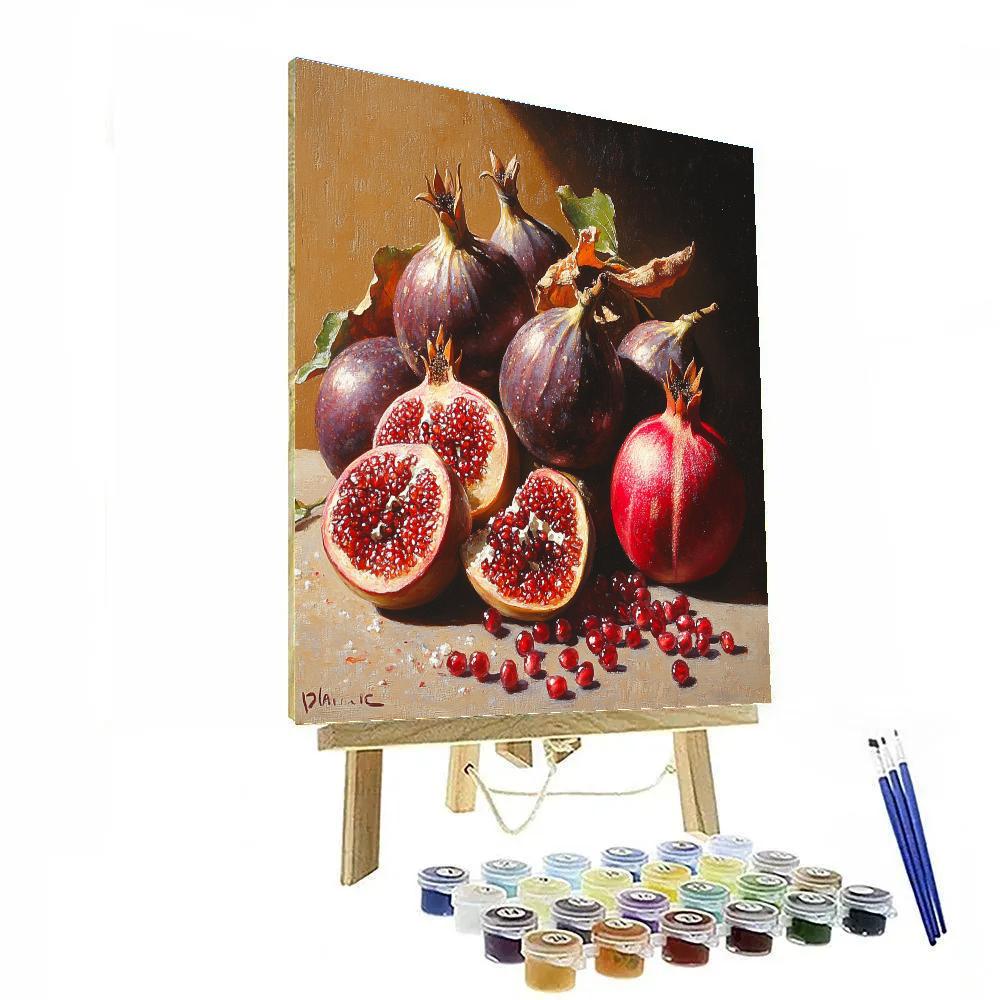 Caravaggio Inspired Eclipse Orchard paint by number