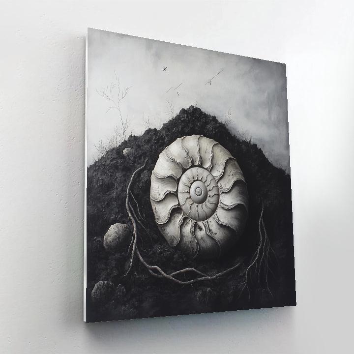 Caravaggio Inspired Meteor Garden Fossilbed Number painting