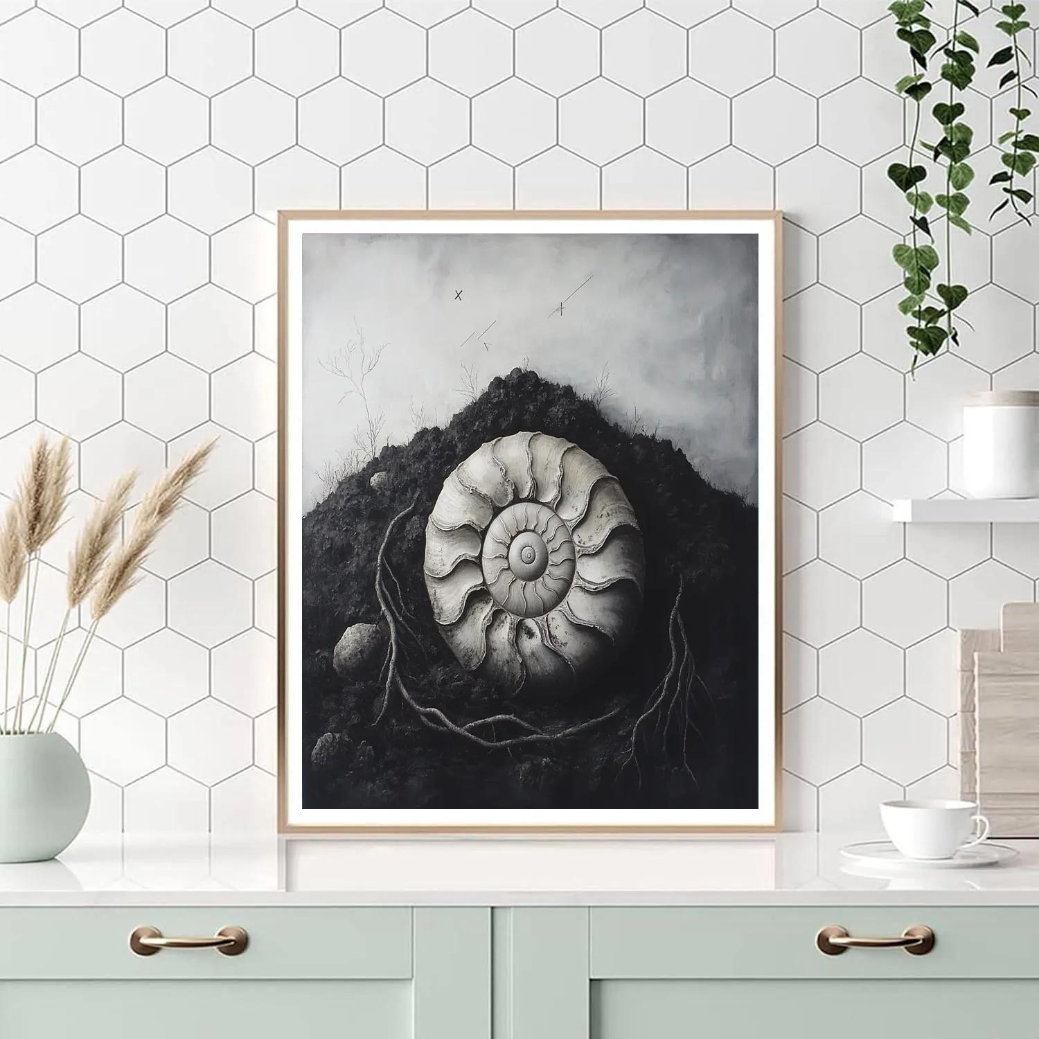 Caravaggio Inspired Meteor Garden Fossilbed Number painting