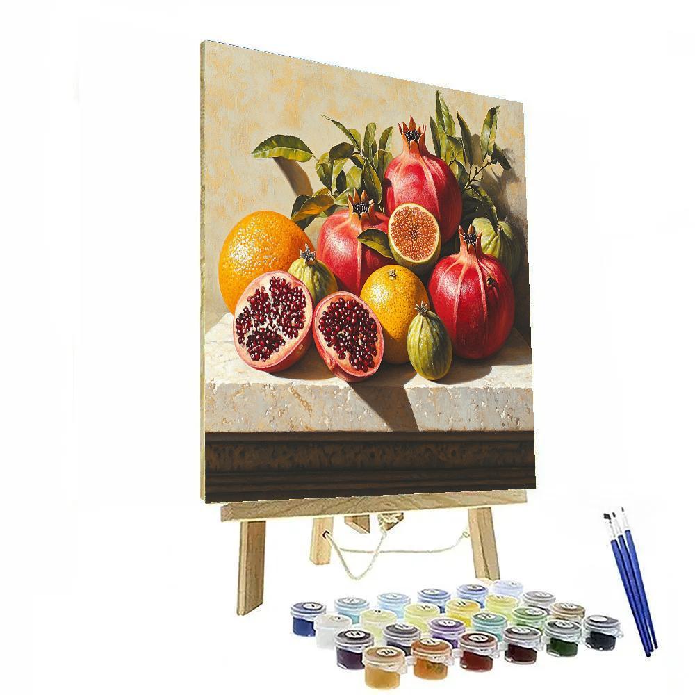 Michelangelo Inspired Orchard Still Life Paint by numbers kits