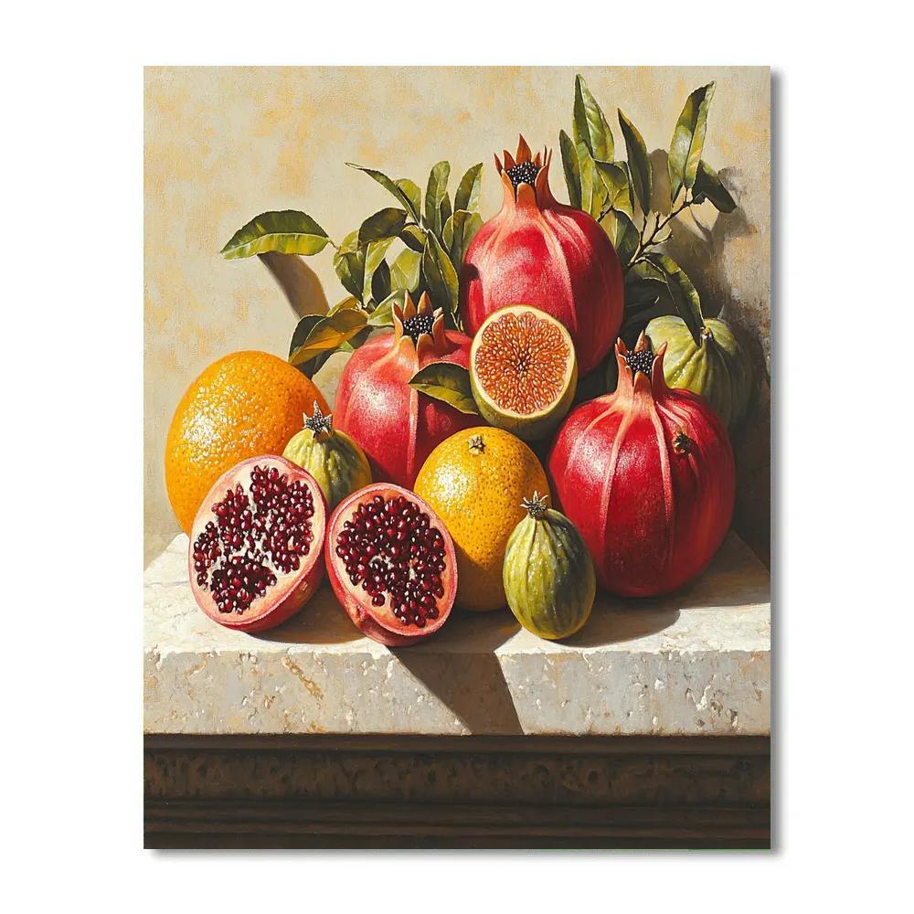 Michelangelo Inspired Orchard Still Life Paint by numbers kits