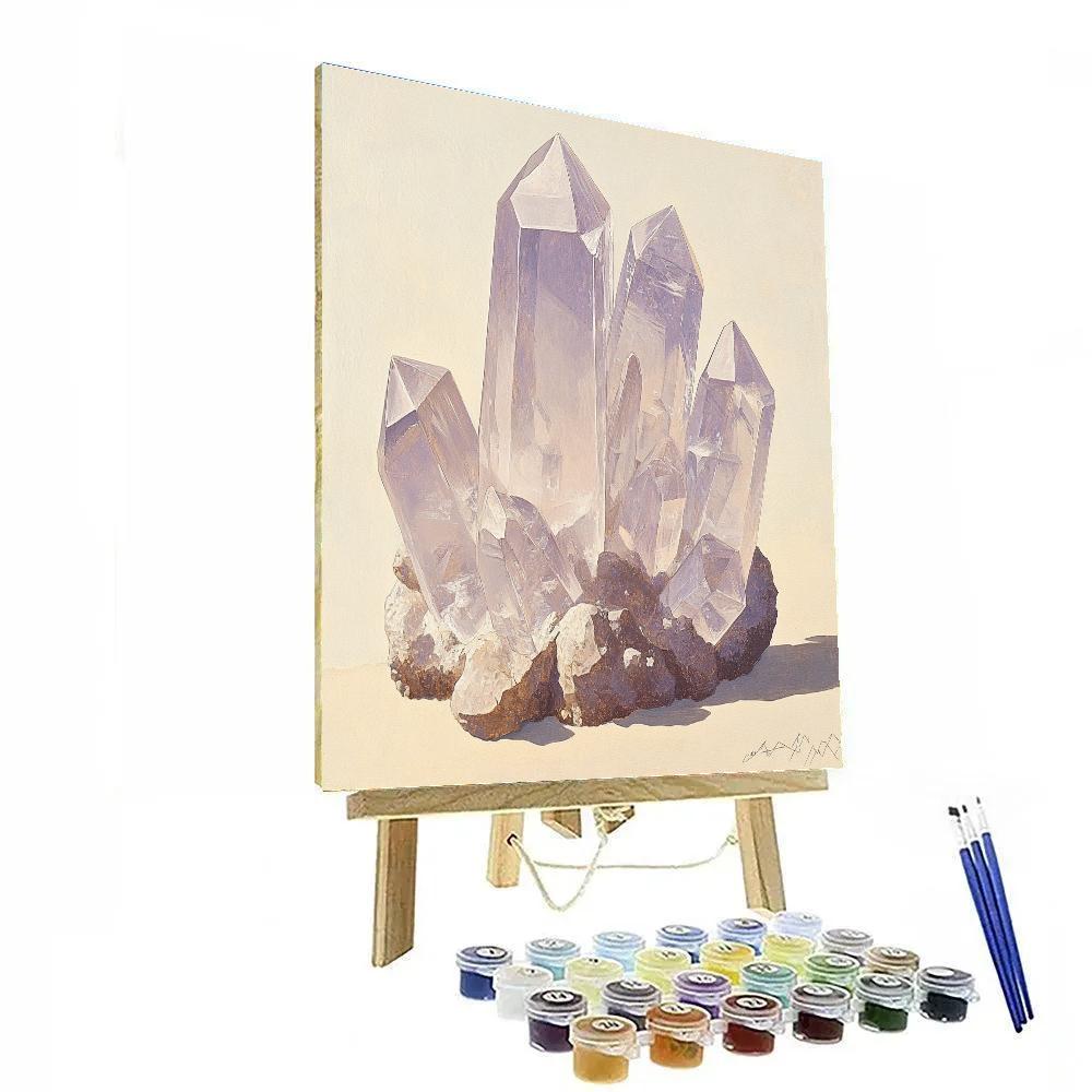 Leonardo Da Vinci Inspired Crystal Lattice Reverie painting number kit