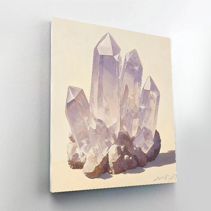 Leonardo Da Vinci Inspired Crystal Lattice Reverie painting number kit