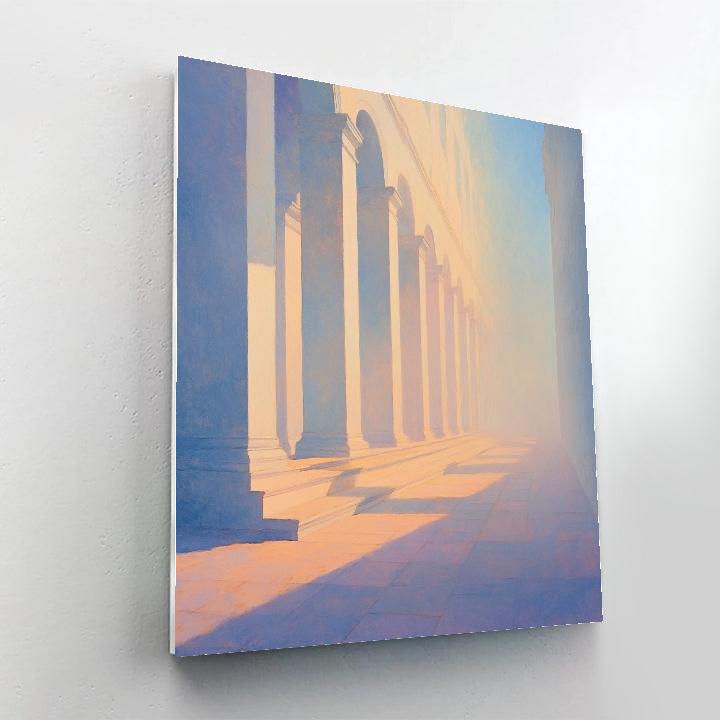 Claude Monet Inspired Rouen Facade Light Field Morning Number painting