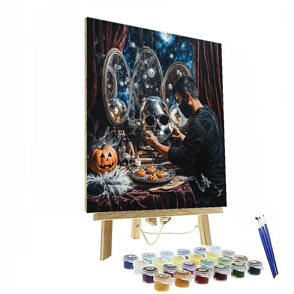 Mirror Workshop, Haunted Mask Maker Numbered painting kits