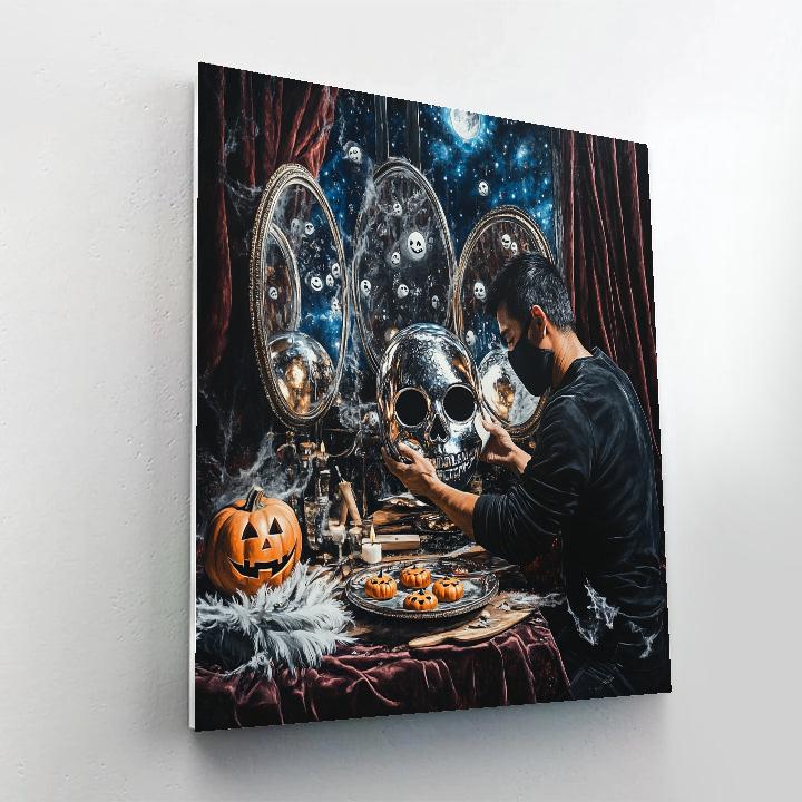 Mirror Workshop, Haunted Mask Maker Numbered painting kits