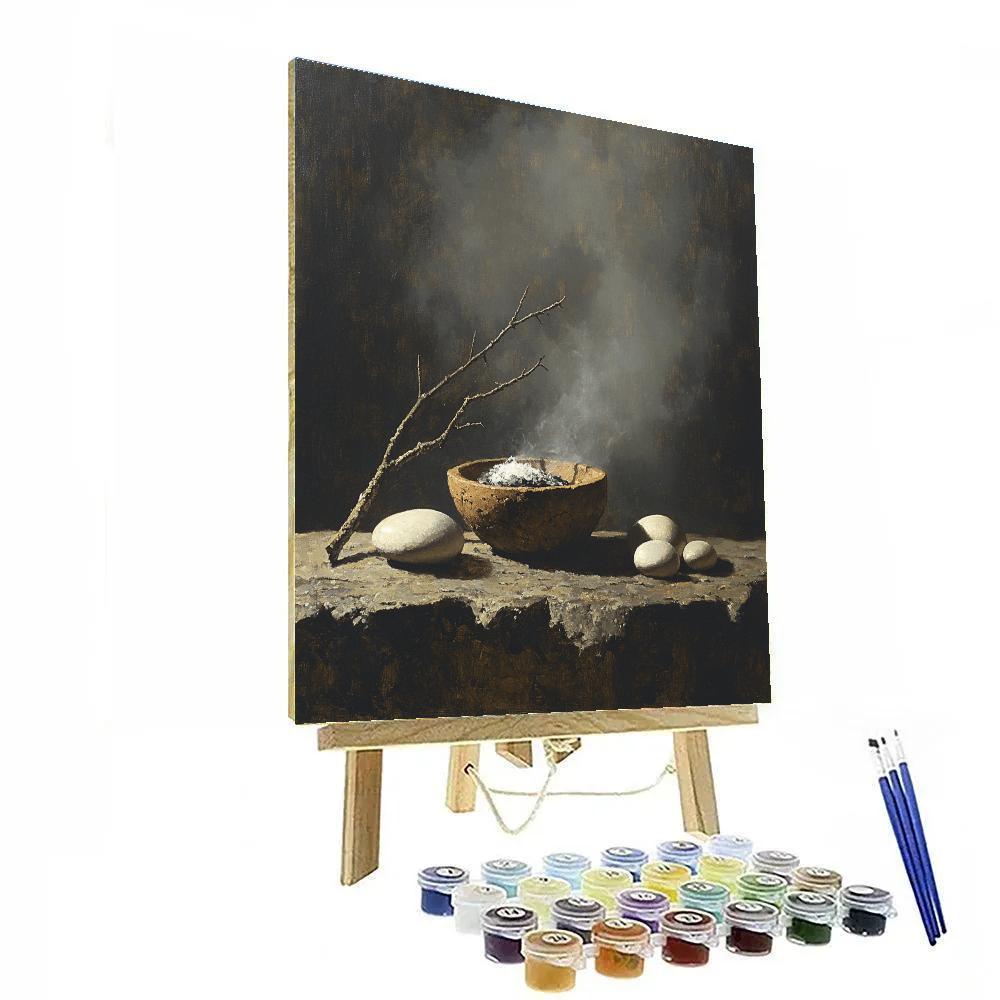Francisco Goya Inspired Comet Ashfall Still Life Numbered painting kits
