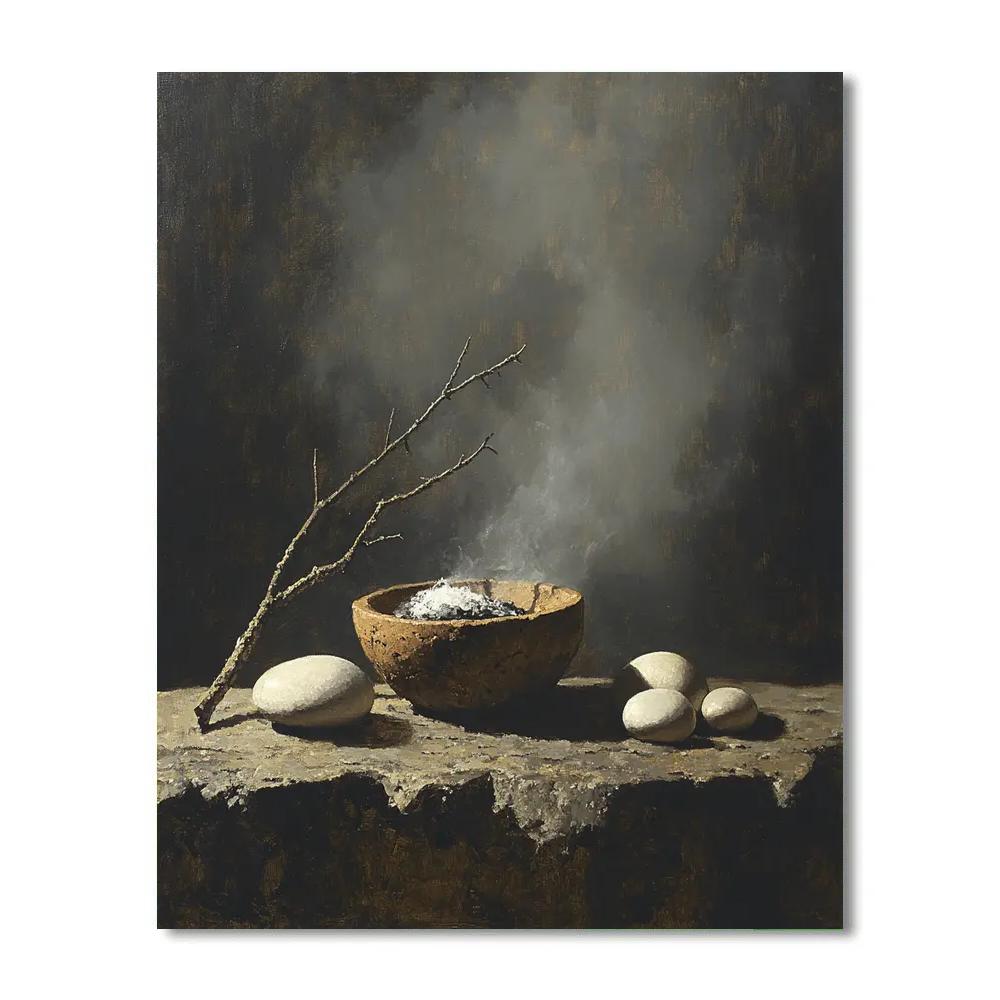 Francisco Goya Inspired Comet Ashfall Still Life Numbered painting kits