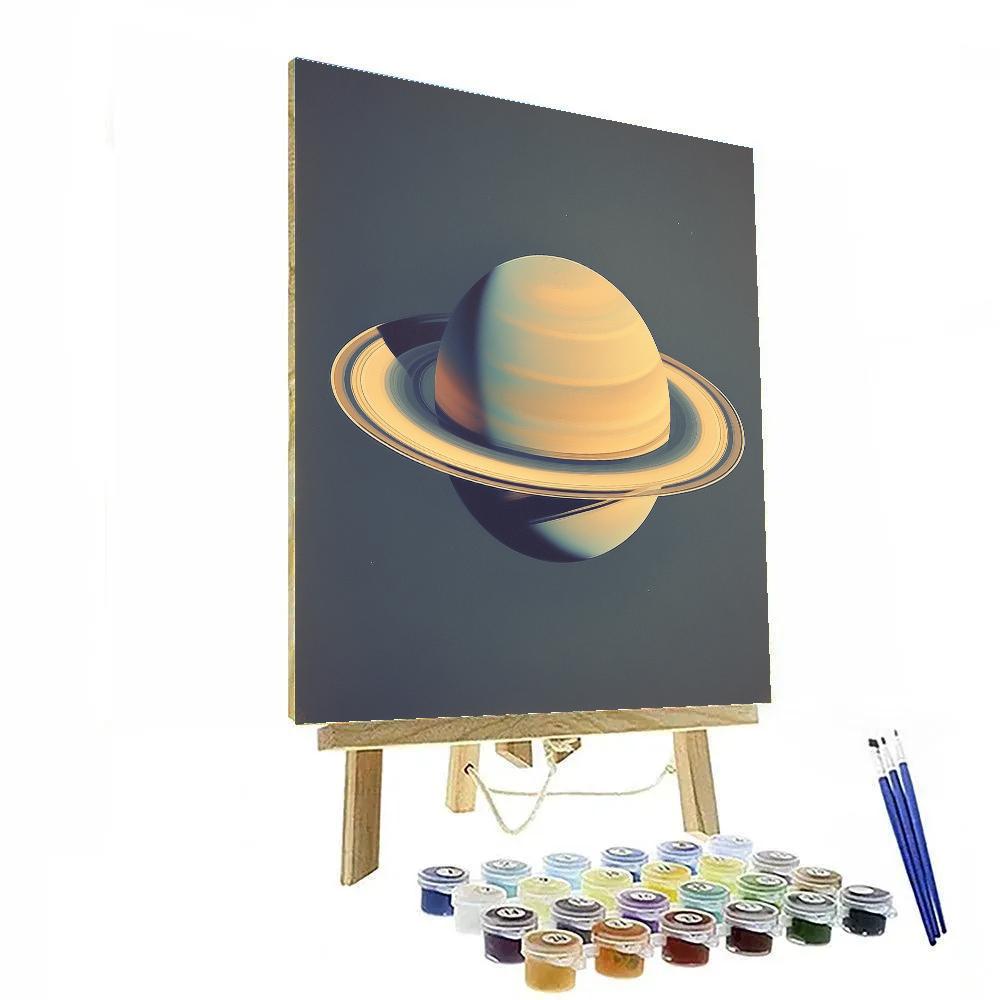 Leonardo Da Vinci Inspired Planetary Rings Quiet Study Number painting