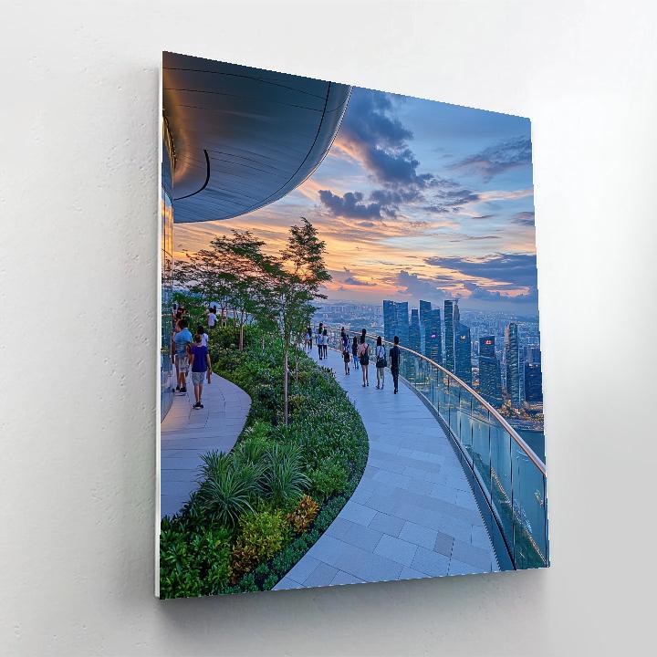 Skygarden At Marina Bay Sands Singapore Paint by numbers art