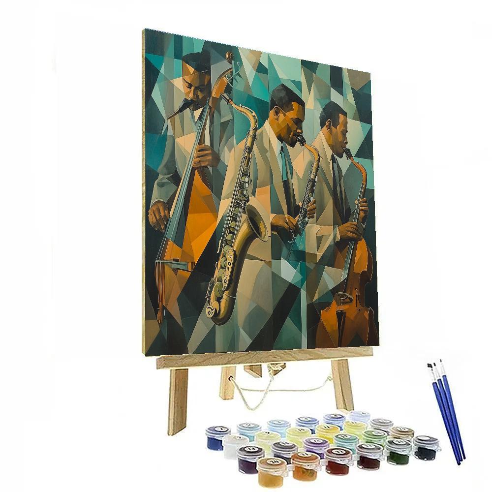 Picasso Inspired Abstract Musicians Numbered painting kits
