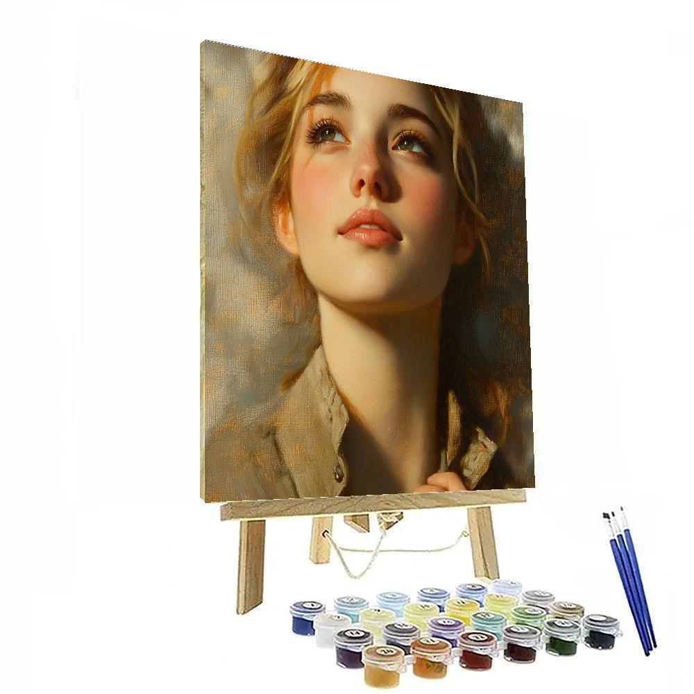 Leonardo Da Vinci Inspired Renaissance Portrait Paint by numbers kits