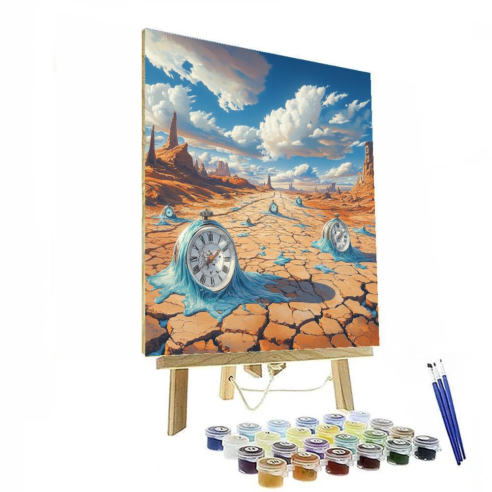 Salvador Dali Inspired Desert Dreams painting number kit