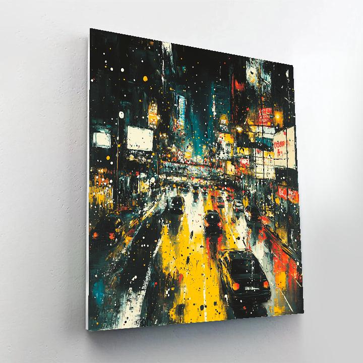 Jackson Pollock Inspired Urban Energy Numbered painting kits