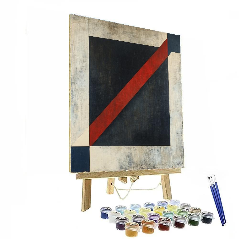 Kazimir Malevich Inspired Event Horizon Silence Paint by numbers art