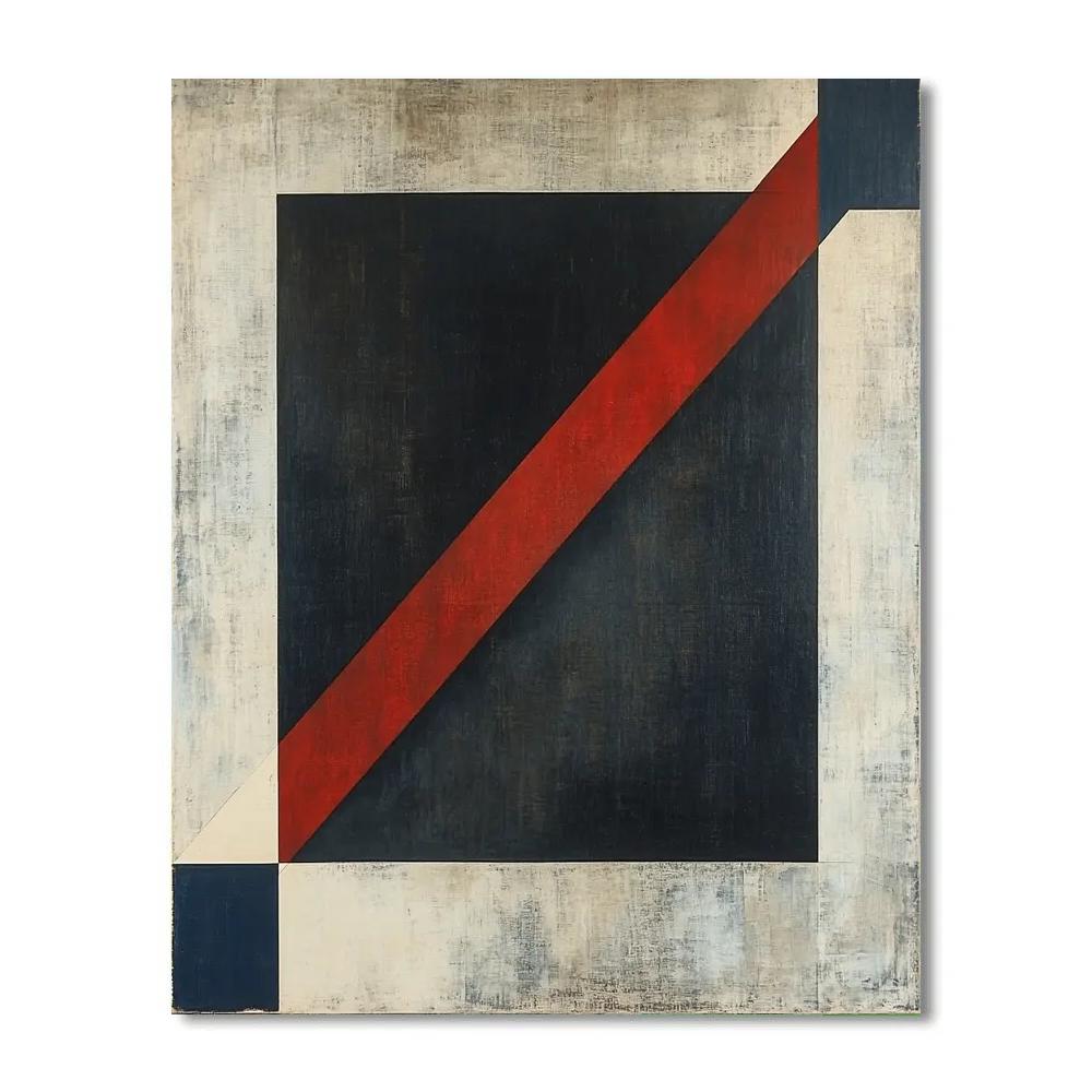 Kazimir Malevich Inspired Event Horizon Silence Paint by numbers art