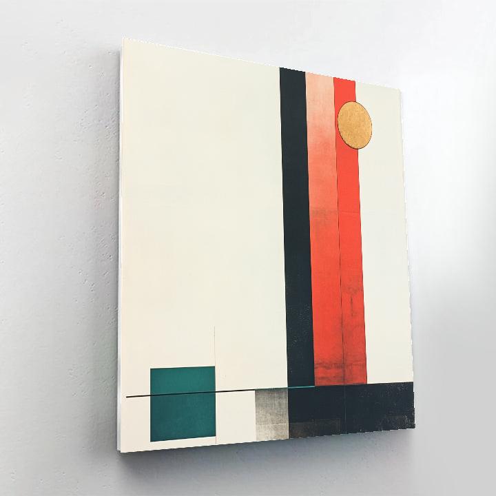Kazimir Malevich Inspired Pulsar Rhythm Grid paint by color
