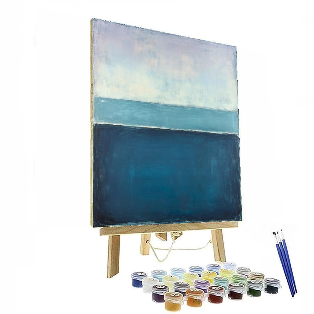 Mark Rothko Inspired Tidal Time Drift paint by number