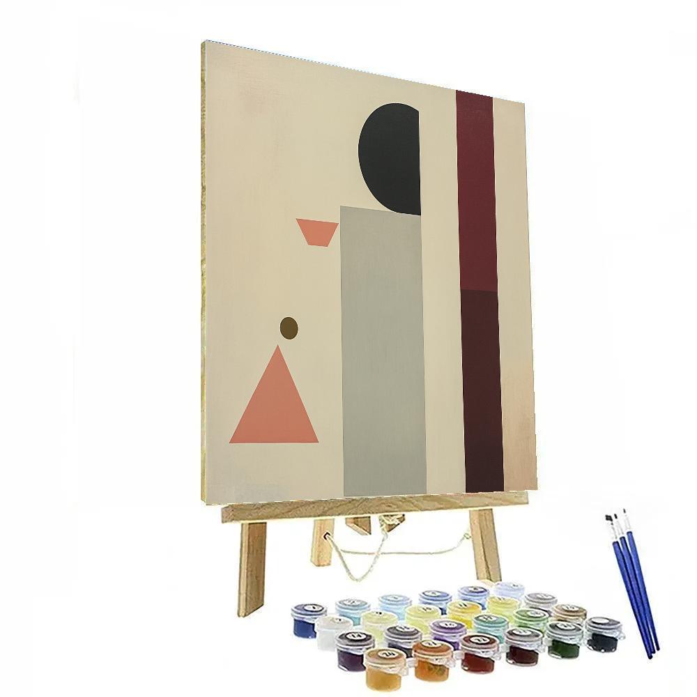 Kazimir Malevich Inspired Lagrange Point Equilibrium Paint by numbers art