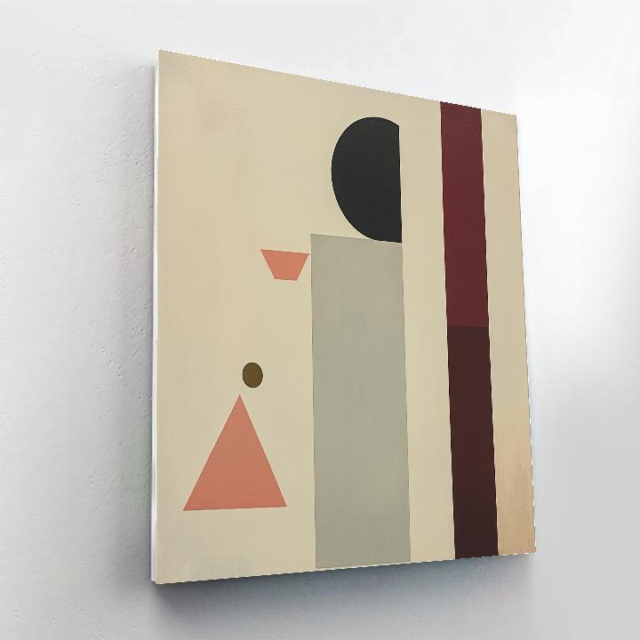Kazimir Malevich Inspired Lagrange Point Equilibrium Paint by numbers art