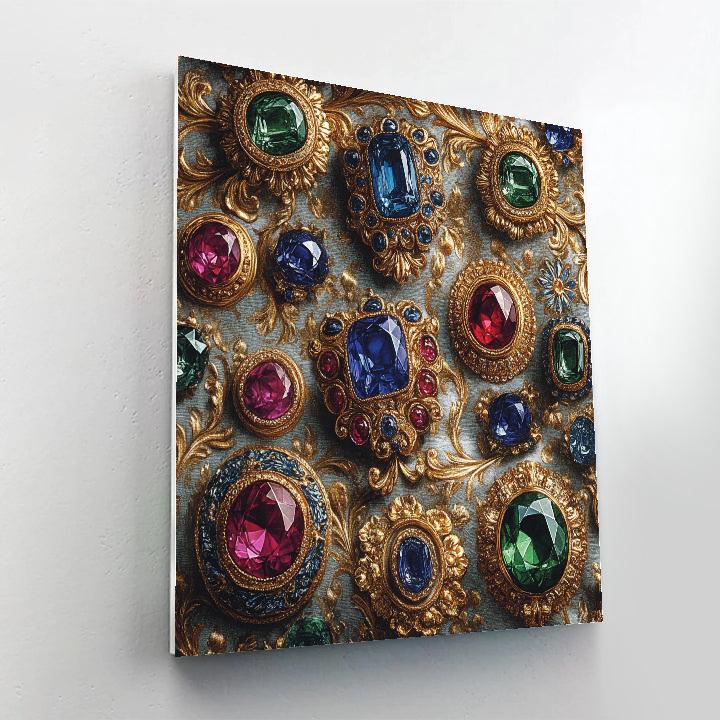 Gustav Klimt Inspired Jewelry Box Paint by numbers art
