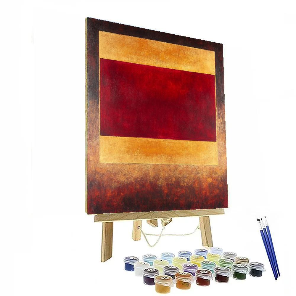 Mark Rothko Inspired Solar Silence Afterglow Numbered painting kits