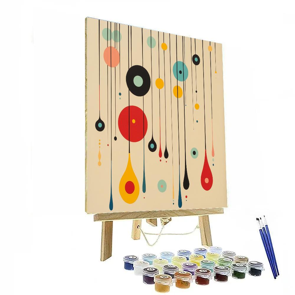 Joan Miró Inspired Gravity Dream Chorus paint by color
