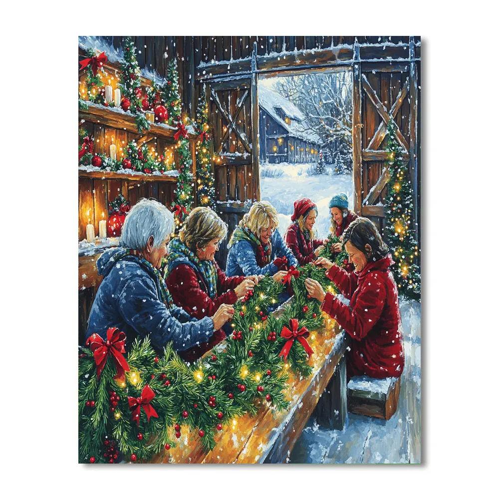 Garland Workshop Cheer DIY paint by numbers