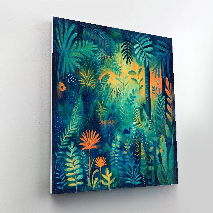 Henri Rousseau Inspired Jungle Expedition Painting by numbers kit