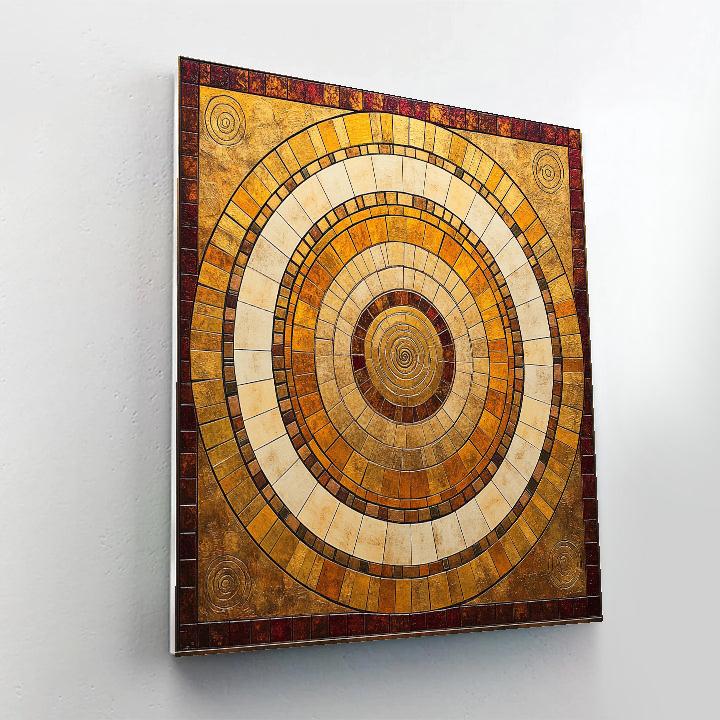 Gustav Klimt Inspired Golden Sunstone Radiance painting number kit