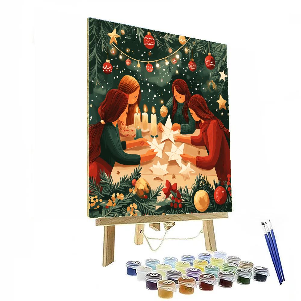 Festival Of Paper Stars paint by color