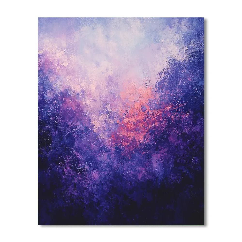 Georges Seurat Inspired Nebula Diffusion Lattice Numbered painting kits
