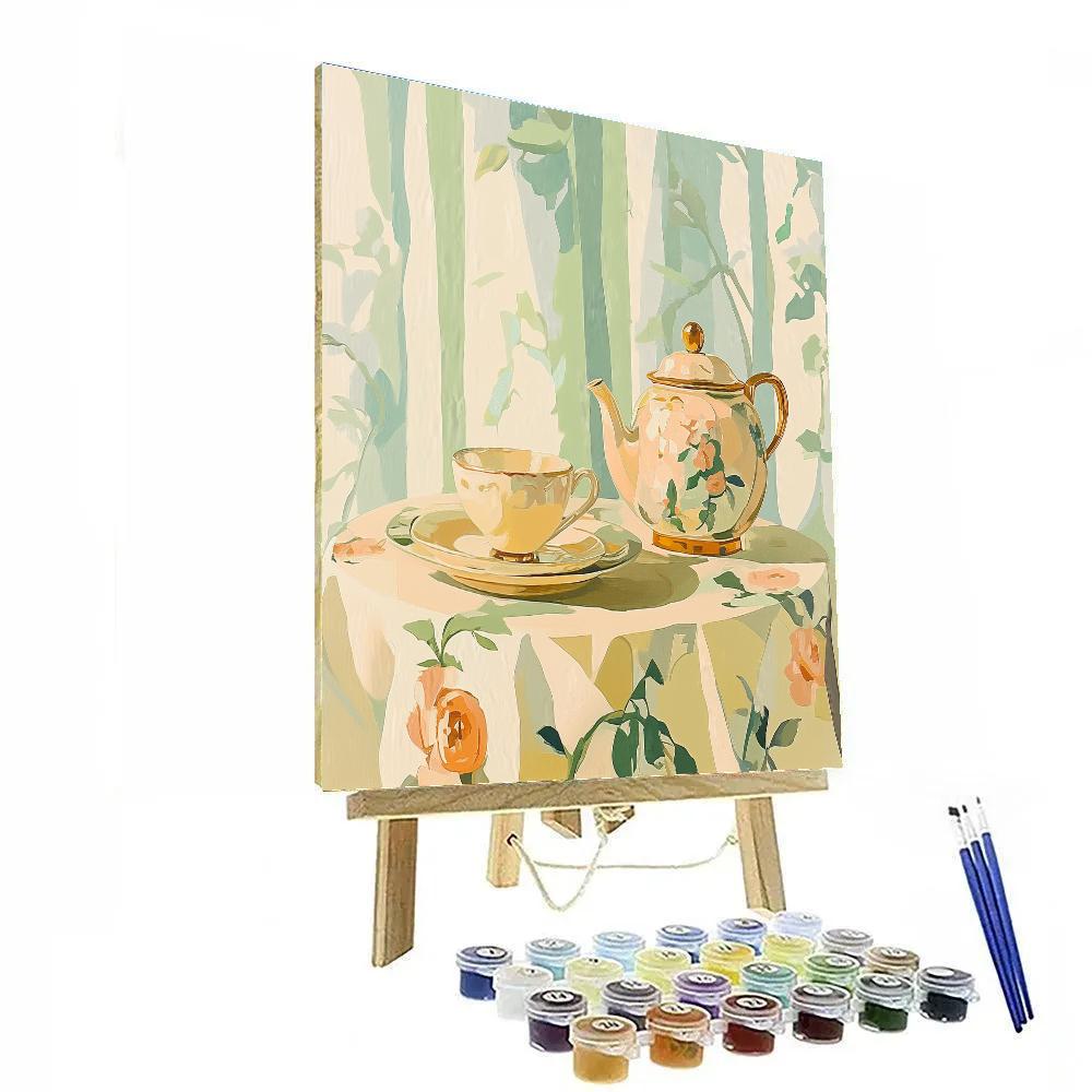 Pierre Bonnard Inspired Tea Time painting number kit