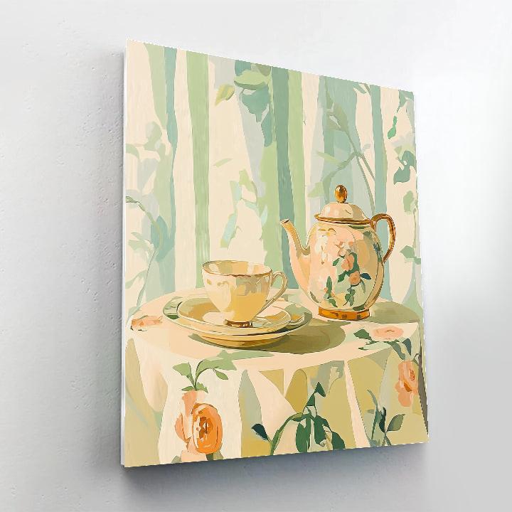 Pierre Bonnard Inspired Tea Time painting number kit