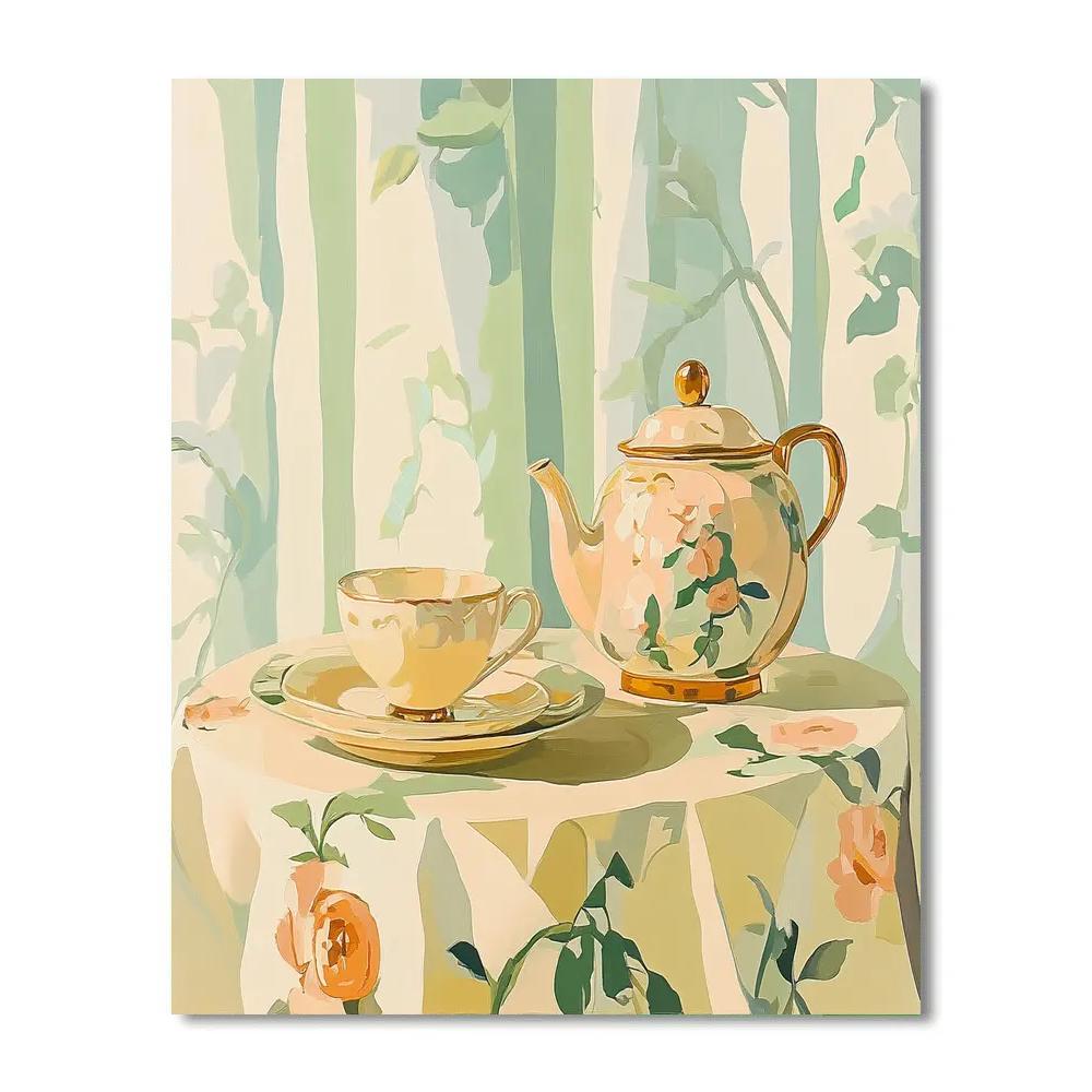 Pierre Bonnard Inspired Tea Time painting number kit
