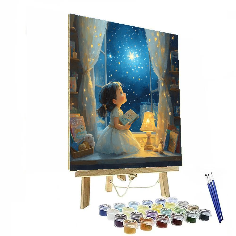 Wendy Darling Nursery Star Wishes Disney Inspired paint by number