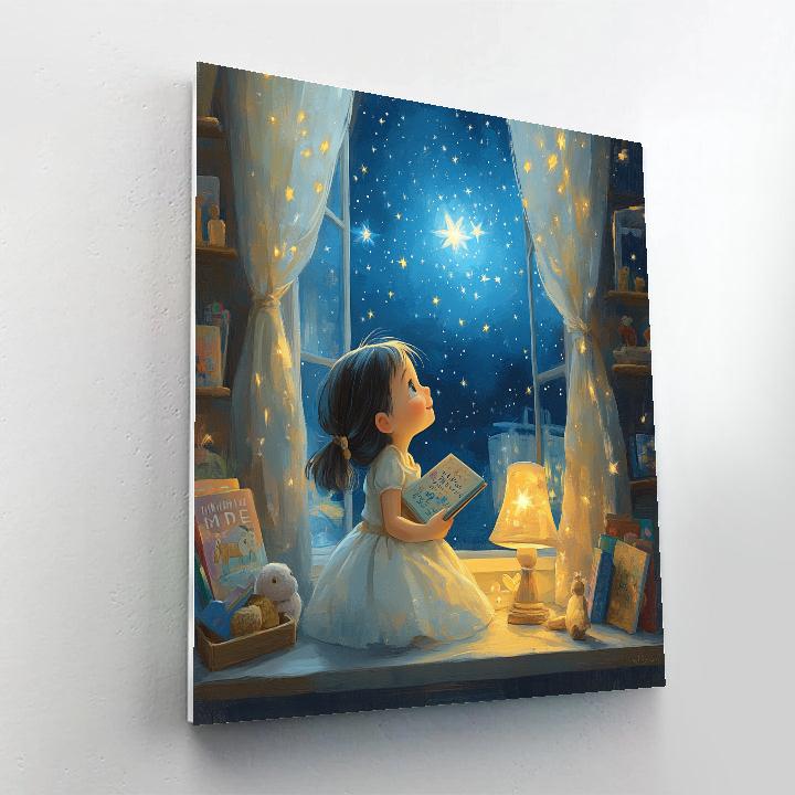 Wendy Darling Nursery Star Wishes Disney Inspired paint by number