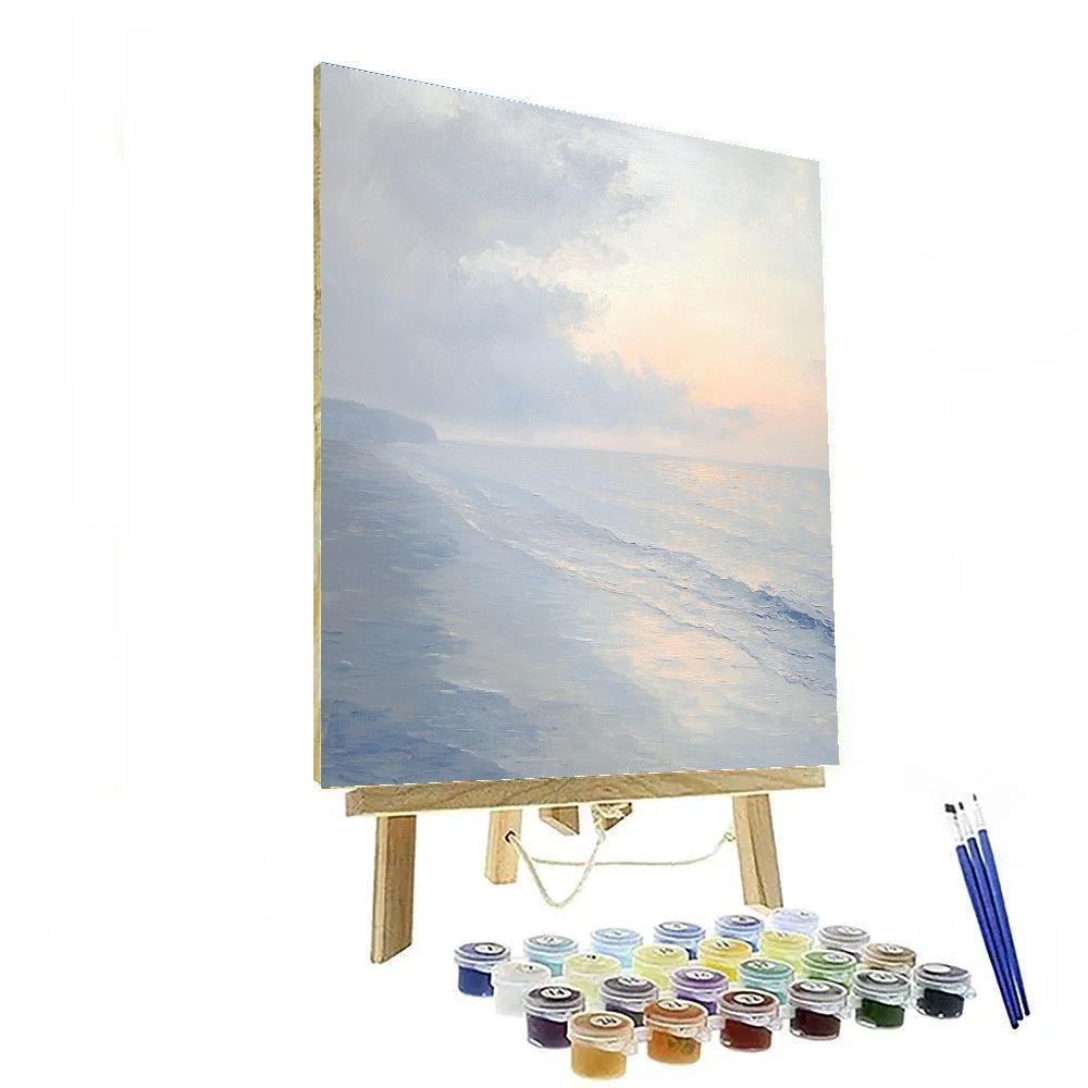 Claude Monet Inspired Coastal Fog Soft Pastel Break DIY paint by numbers