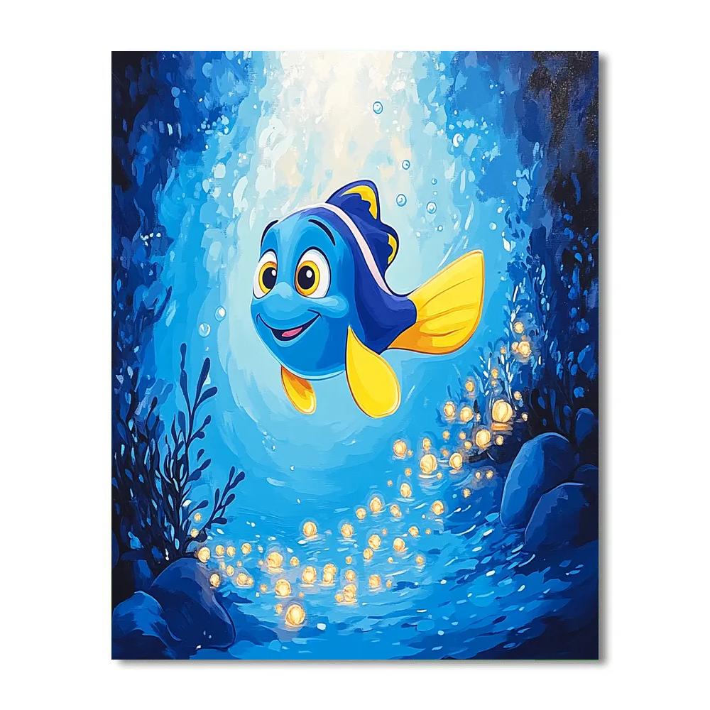 Dory Ocean Trail Wander Disney Inspired Paint by numbers kits