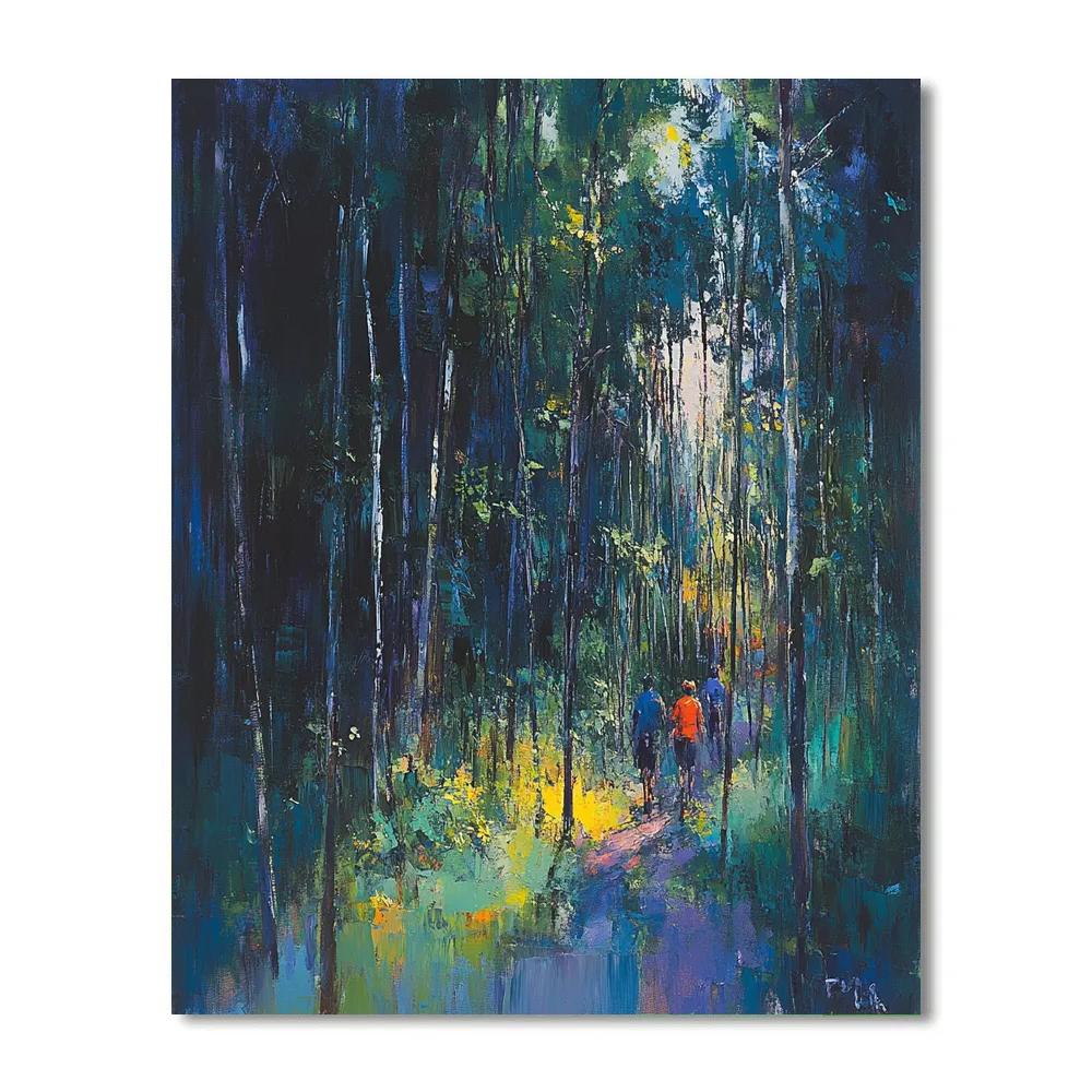 Marianne Von Werefkin Inspired Forest Walk DIY paint by numbers