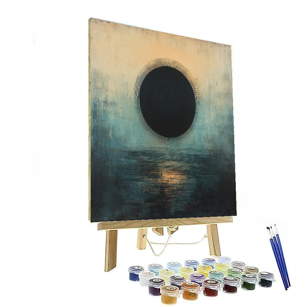 Max Ernst Inspired Eclipse Palimpsest Painting by numbers kit