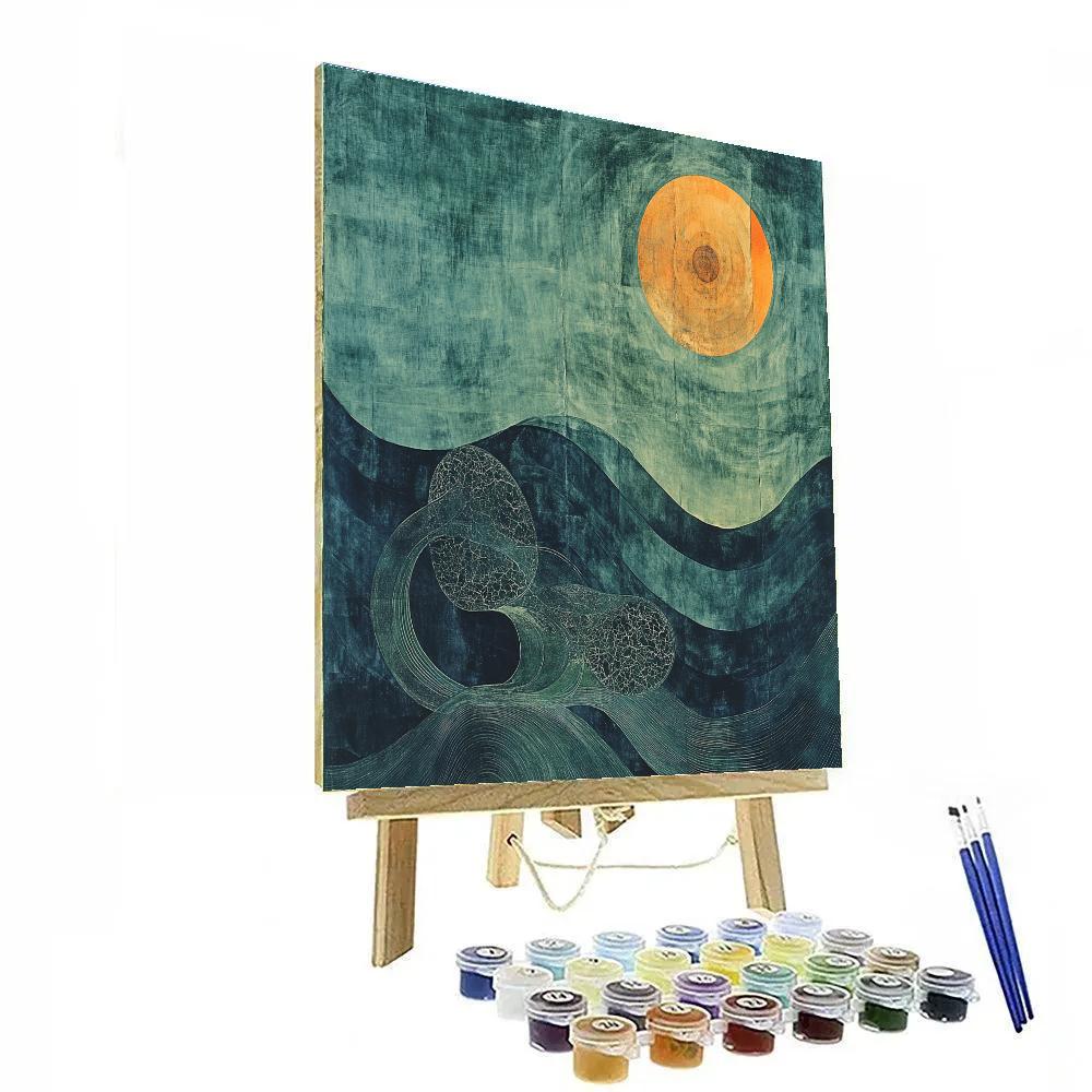 Max Ernst Inspired Subconscious Weather Atlas Paint by numbers art