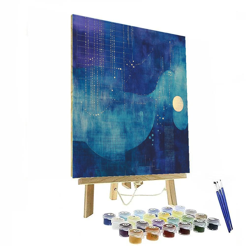 Paul Klee Inspired Astral Counterpoint paint by color