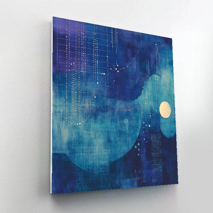 Paul Klee Inspired Astral Counterpoint paint by color